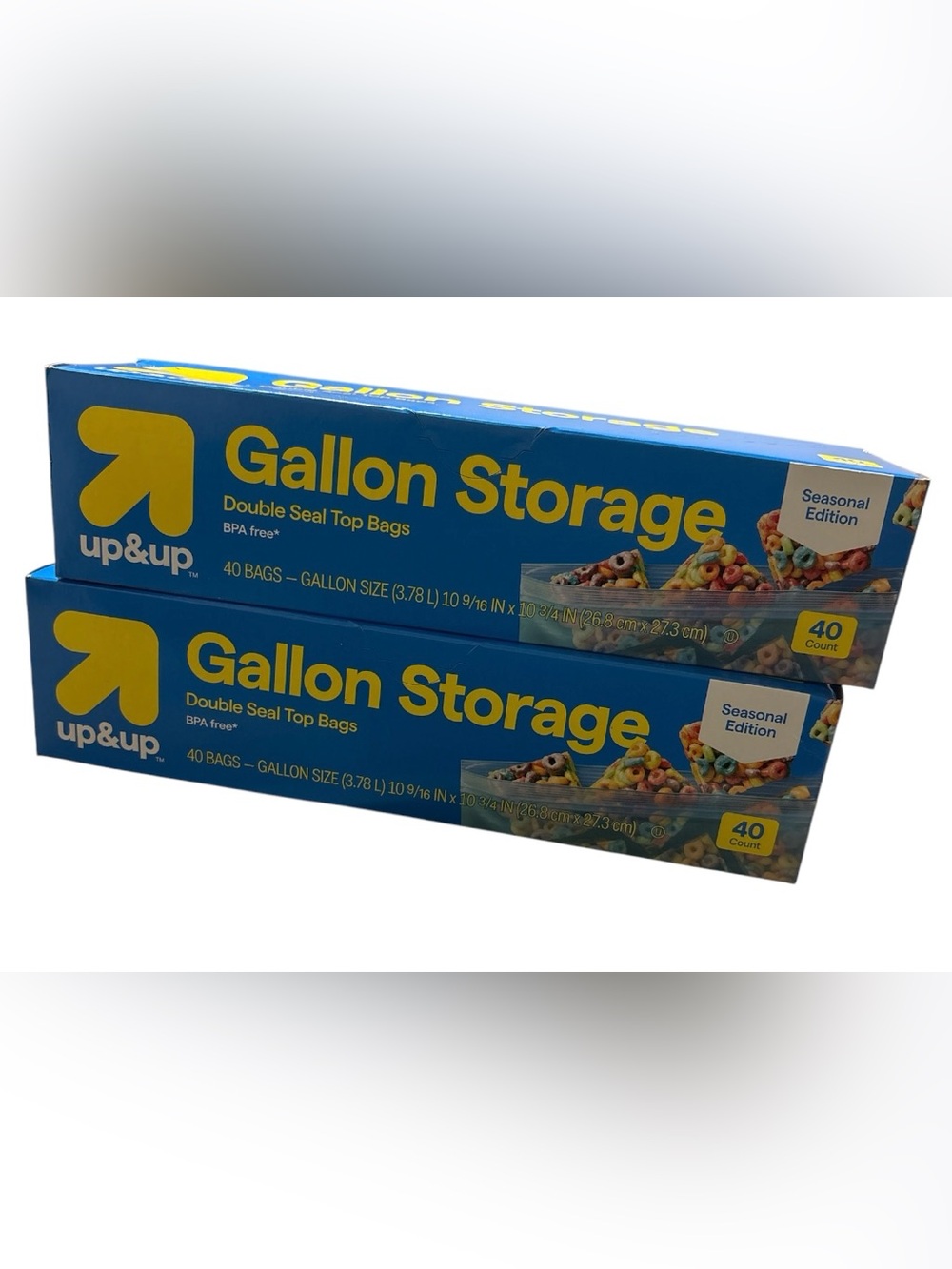 Gallon Storage Double Seal Top Bags